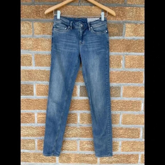 ALL SAINTS MAST JEANS SIZE 26 - Picture 1 of 10